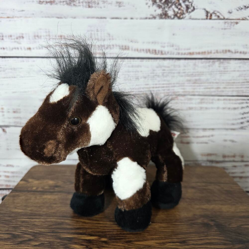 GANZ Plush Horse Web Kinz Brown and White